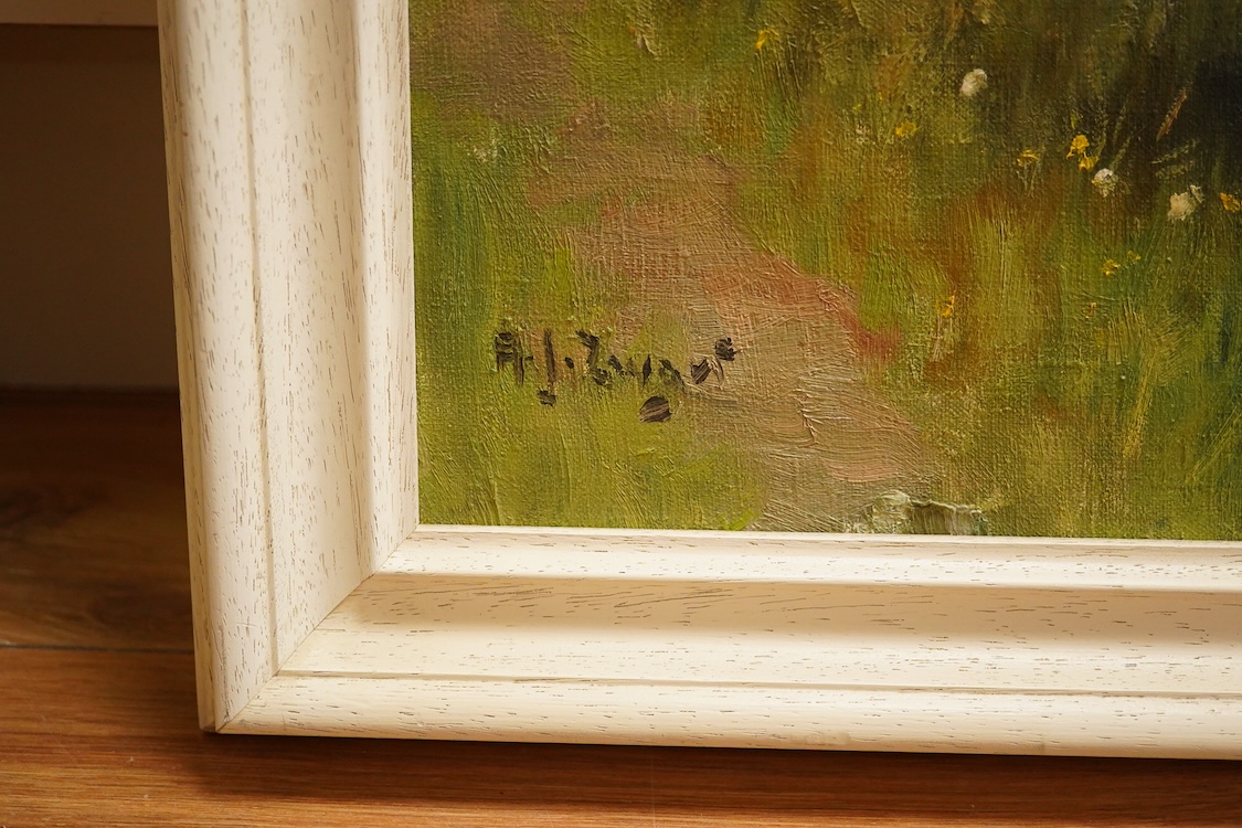 Luc Berendsen, Mediterranean landscapes, to include one of ‘Mallorca’, each signed and dated '82 and '84, two watercolours, largest 21 x 31cm